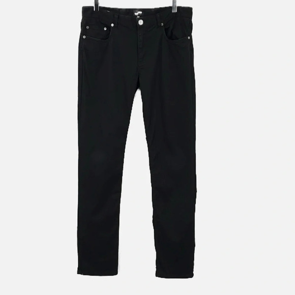 Frank + Oak Lincoln Modern Slim Fit Pants in Black - Size 32 - Picture 1 of 7